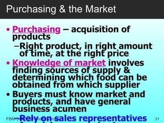 Purchasing A Product Example Week 7 Procurement (Purchasing, Receiving And Storing) 2 2552 | PPT