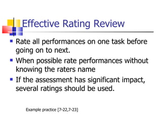 Week 7 Rubrics And Rating Scales | PPT