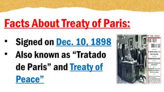 Comprehensive Overview of the 1898 Treaty of Paris and Its Impact on ...