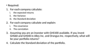 Comprehensive Introduction to Portfolio Theory and Risk Management in ...