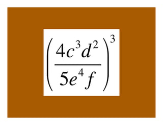 3
! 4c d $
   3   2

# 4 &
" 5e f %
 