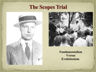 Fundamentalism Versus Evolutionism