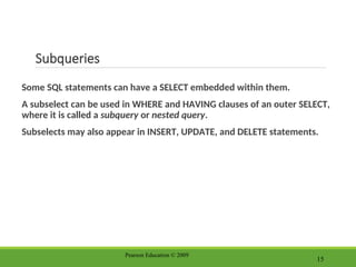 Database Management System Concepts and Applications | PPT
