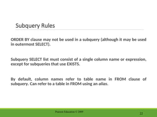 Database Management System Concepts and Applications | PPT