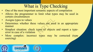 Comprehensive Overview of Type Checking in Compiler Design | PDF