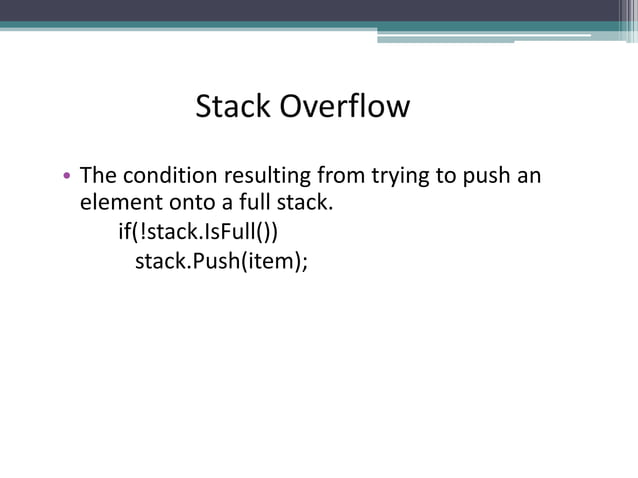 Stack Data Structure | PPT