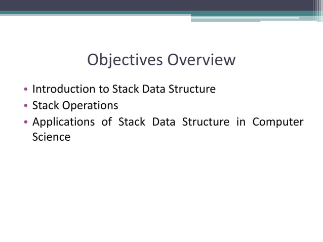 Stack Data Structure | PPT