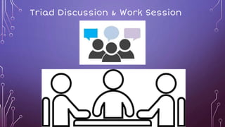Triad Discussion & Work Session
 