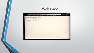Web Page
 