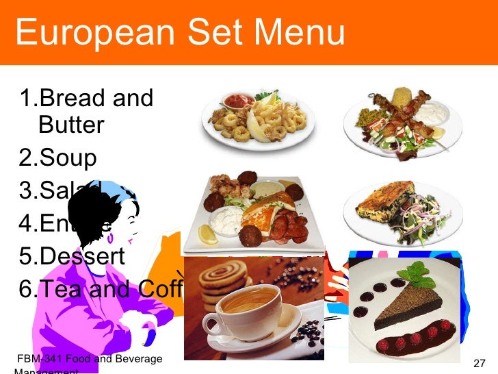 Set Menu Food Week 8 Dining Etiquette 2 2552