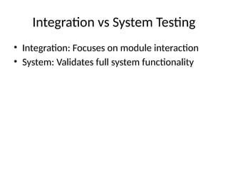 Week8_Integration_Testing Faculty of Computers | PPTX
