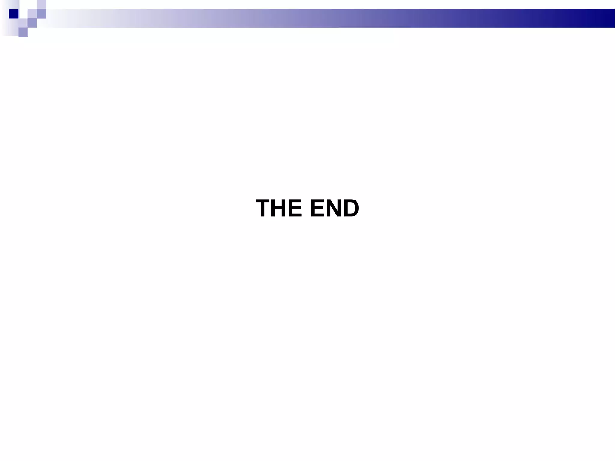 THE END
 