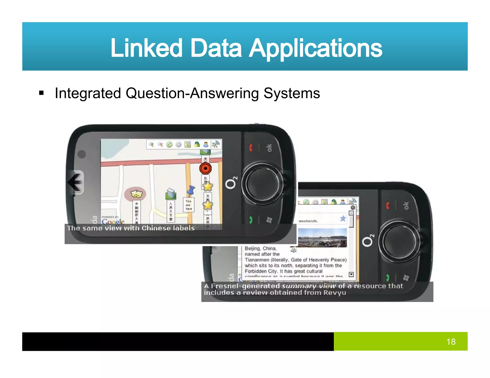 Integrated Question-Answering Systems
18
 