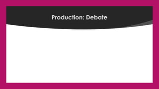 Production: Debate
 