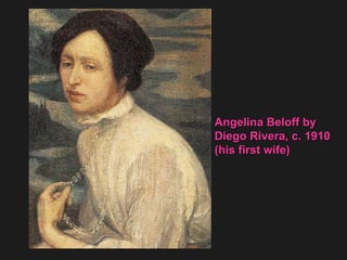 Angelina Beloff by Diego Rivera, c. 1910 (his first wife) 