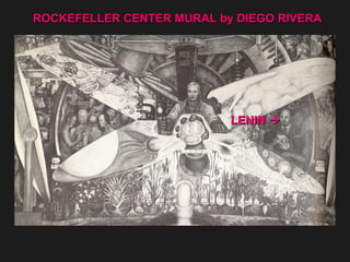 LENIN   ROCKEFELLER CENTER MURAL by DIEGO RIVERA  