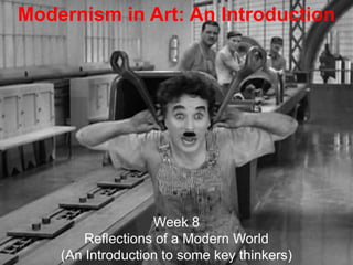 Modernism in Art: An Introduction




                   Week 8
        Reflections of a Modern World
    (An Introduction to some key thinkers)
 