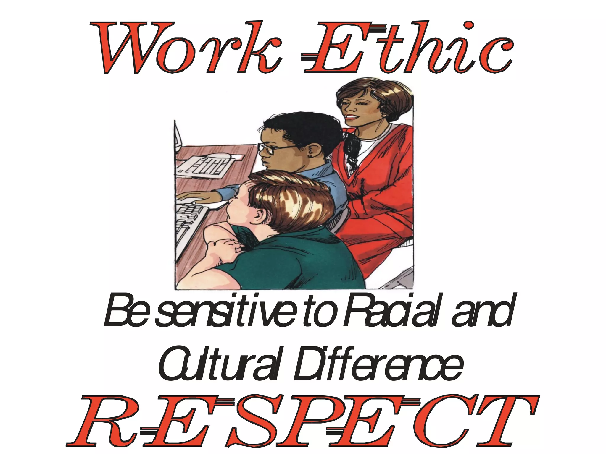 BesensitivetoR
acial and
C
ultural D
ifference
 