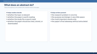 Mastering Abstract Writing: Crafting Clear, Concise, and Effective ...