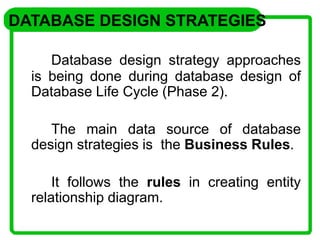Database Design Strategies vhgghghhhhhhhhh | PPT