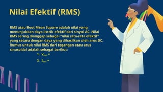Tujuan Rms Week 9 - Konsep Daya AC, RMS, dan Segitiga Daya.pptx