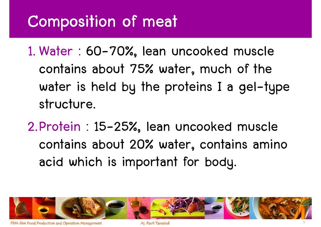 Week 9 Meat, Game And Poultry