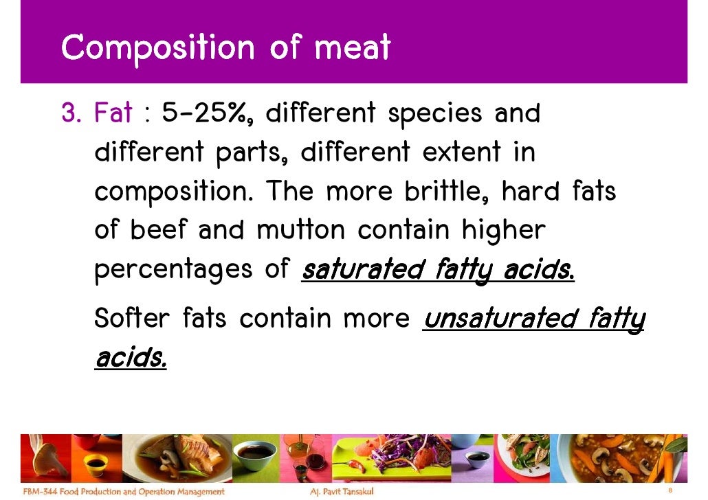 Week 9 Meat, Game And Poultry