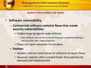 Week nine- Securing info systems lecture | PPT