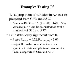 Predicted R2 multiple regression by stanford universi | PPT