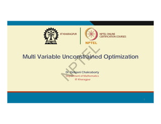 Comprehensive Guide to Multivariable Unconstrained and Constrained ...