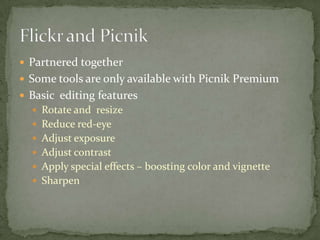 Take photos using the Macro Mode or AV setting.Post one on the Flickr web site.Get close as you can get without loosing focus.Determine the minimum distance you can focus with your camera Choose subjects like flowers, leaves, insects, coins, stamps, jewelry, regular household items.Close Up Photos Assignment