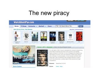 The new piracy
 