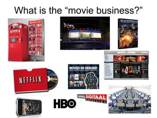 What is the movie business?
 