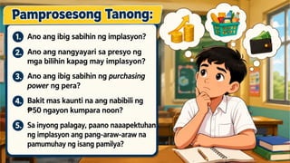 Pagtugon ng Pamahalaan sa Implasyon.pptx
