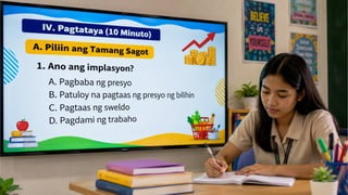 Pagtugon ng Pamahalaan sa Implasyon.pptx