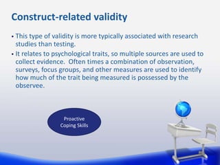 Week 9 validity and reliability | PPTX