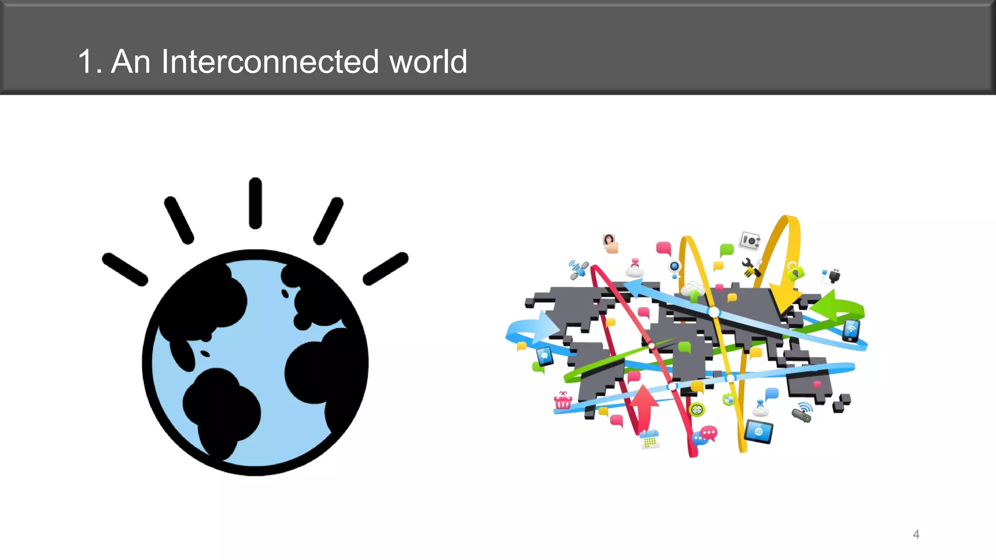 1. An Interconnected world
4
 