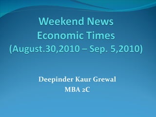 Deepinder Kaur Grewal MBA 2C 