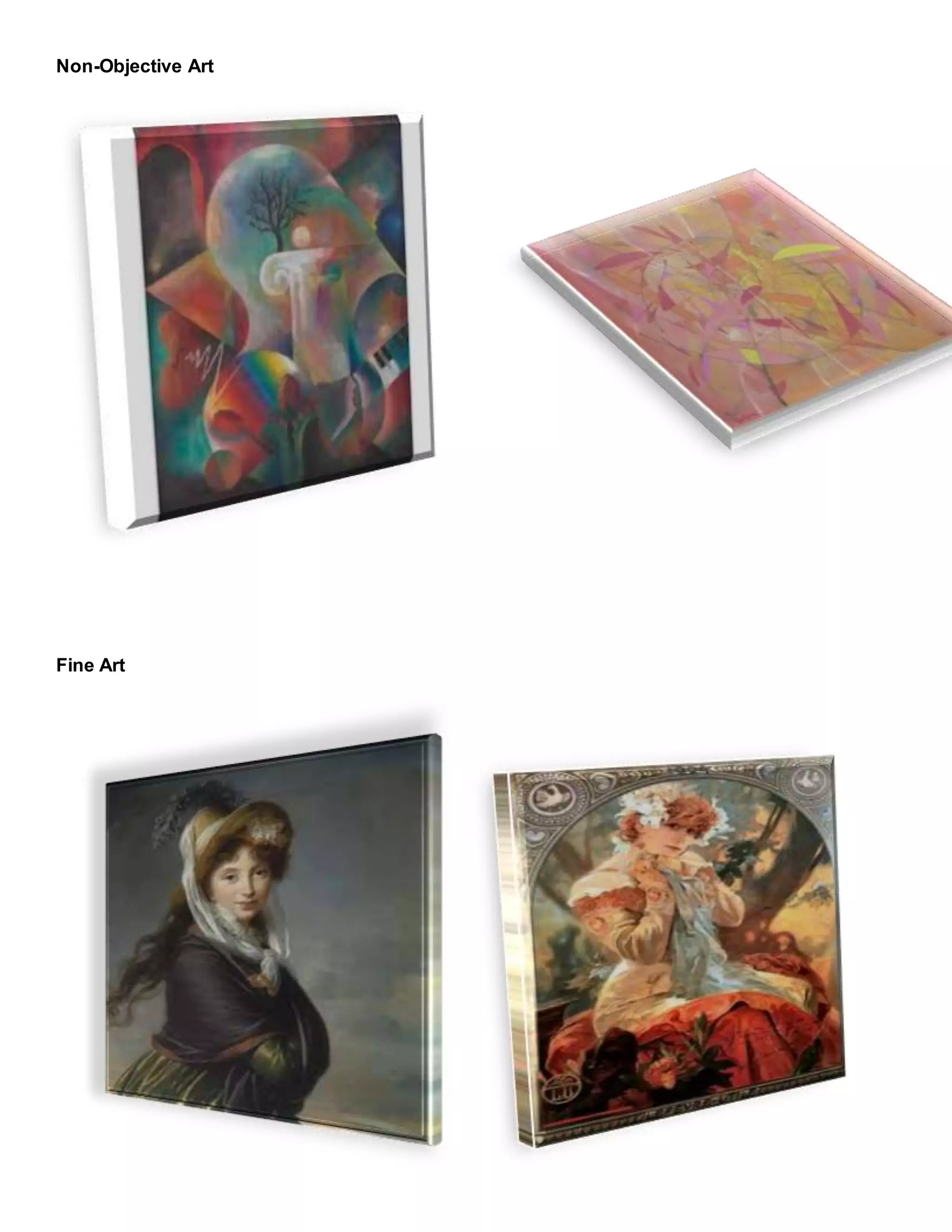 Non-Objective Art
Fine Art
 