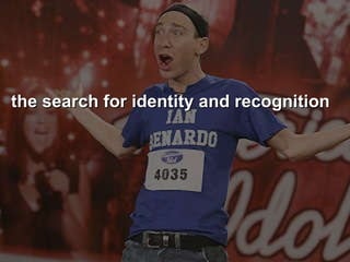 the search for identity and recognition 