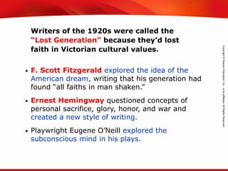 1920s Values Week four 1920s social change | PPTX
