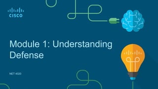 module 1: A guide on network security, understandind defense | PPTX
