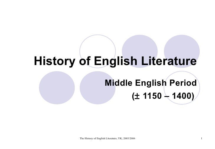 middle english time period