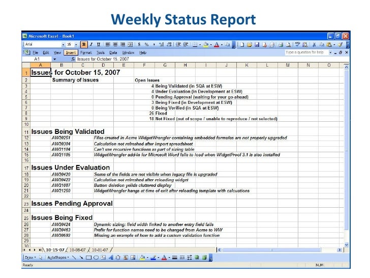 Weekly Summary Report Template from image.slidesharecdn.com