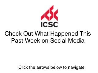 Check Out What Happened This
  Past Week on Social Media



    Click the arrows below to navigate
 