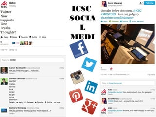 ICSC
SOCIAL
MEDIA
 
