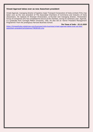 Weekly media update 28 12_2020