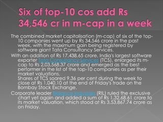 Weekly news