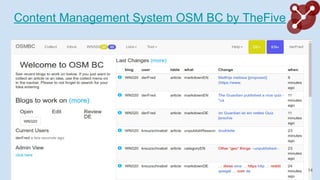 Content Management System OSM BC by TheFive
14
 