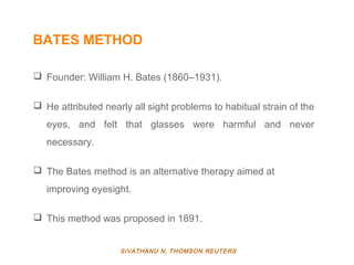 Weekly seminar improve your vision naturally | PPT